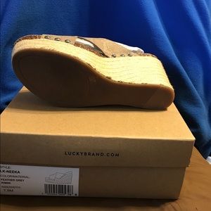Lucky Brand wedge sandals